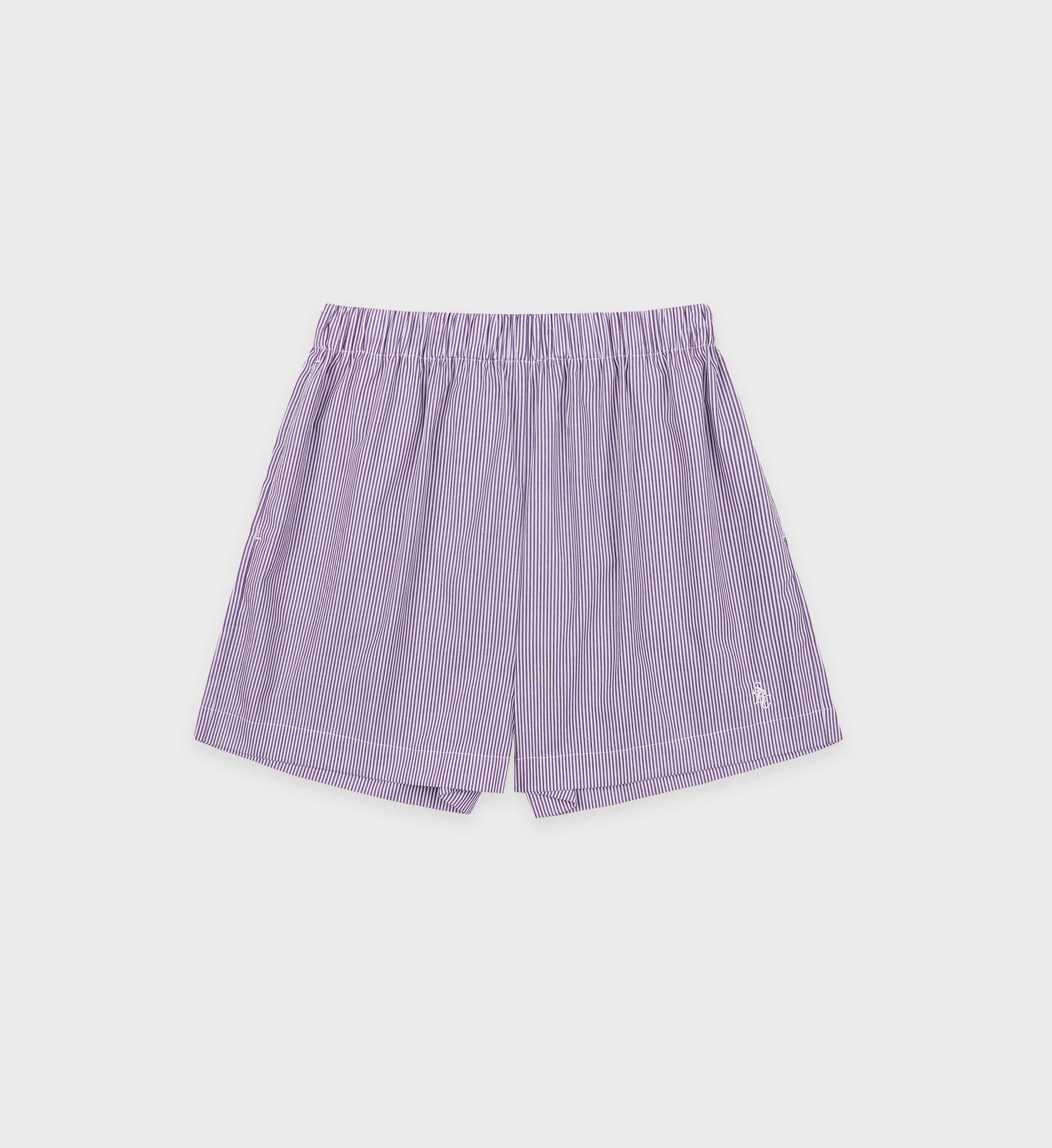 SRC Poplin Short - Purple Striped