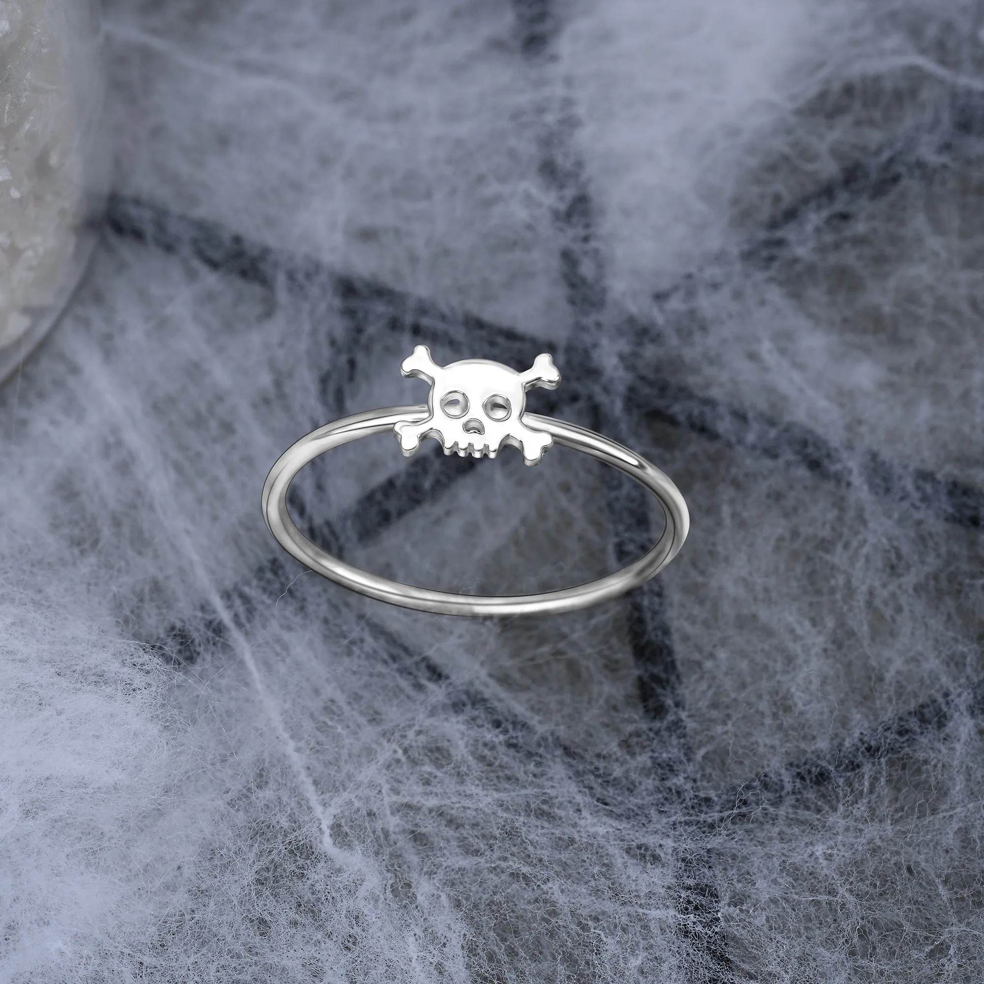 Sterling Silver Pirate Skull Ring