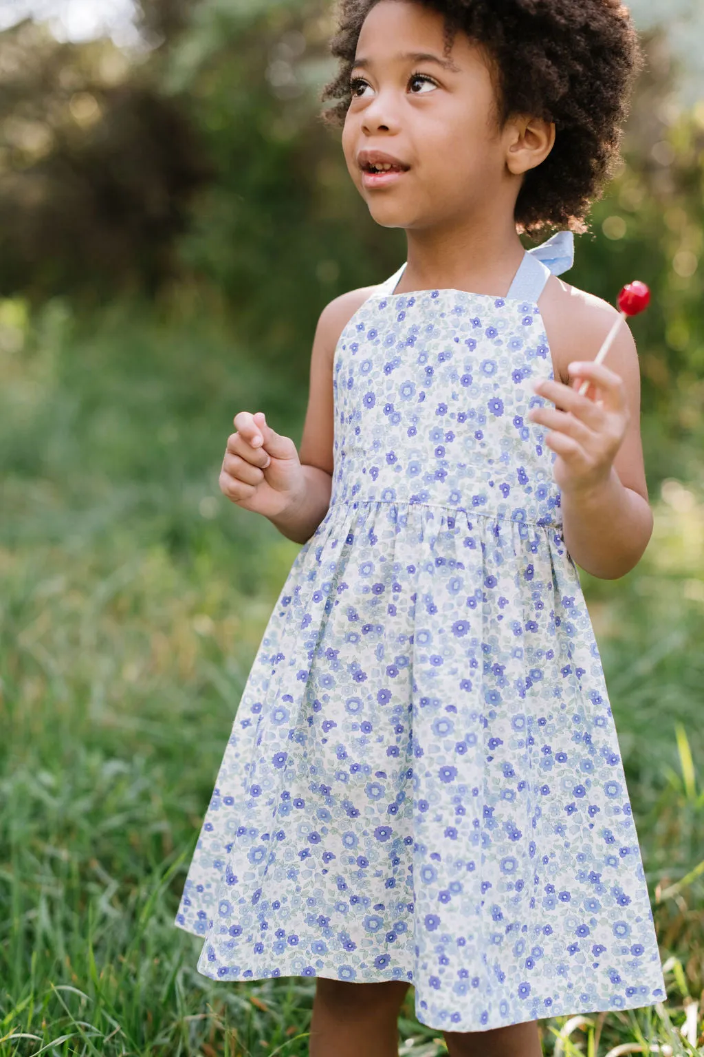 T-Back Dress in Forget-Me-Not