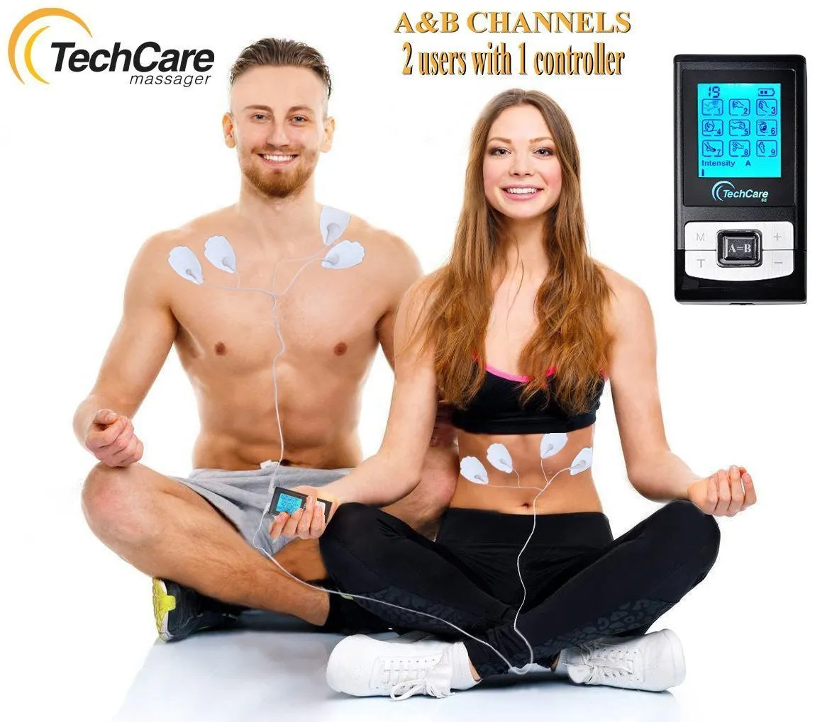 TechCare SE Tens Unit  Belt   6 Pads