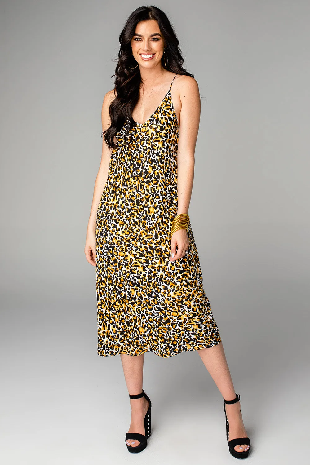 Tiff Midi Slip Dress - Alleycat