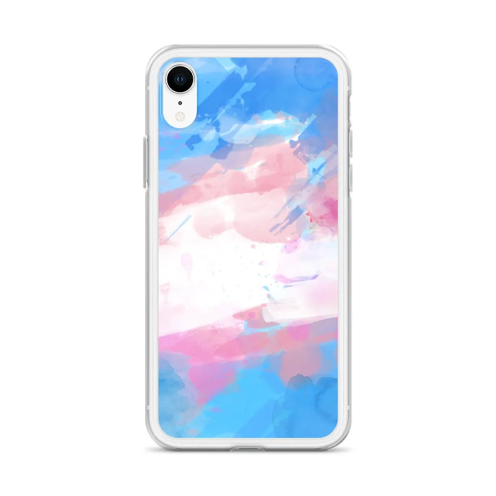 Trans Watercolour iPhone Case