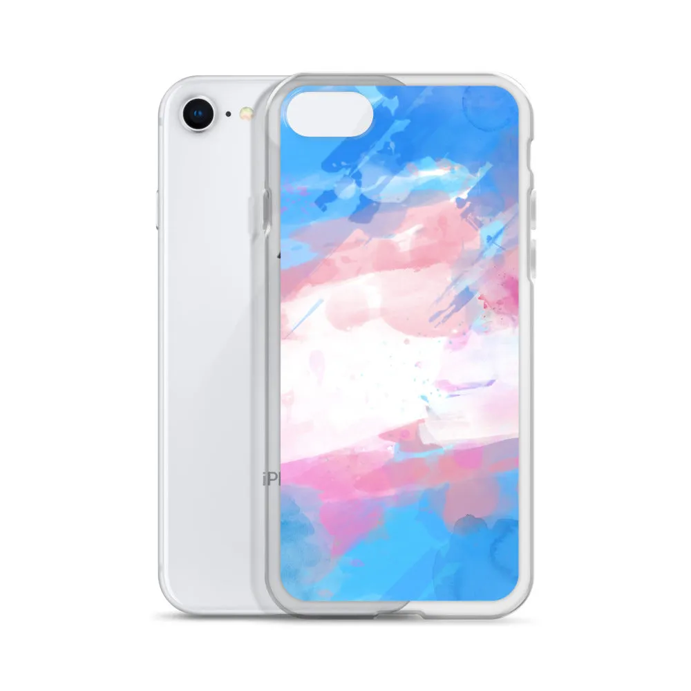 Trans Watercolour iPhone Case