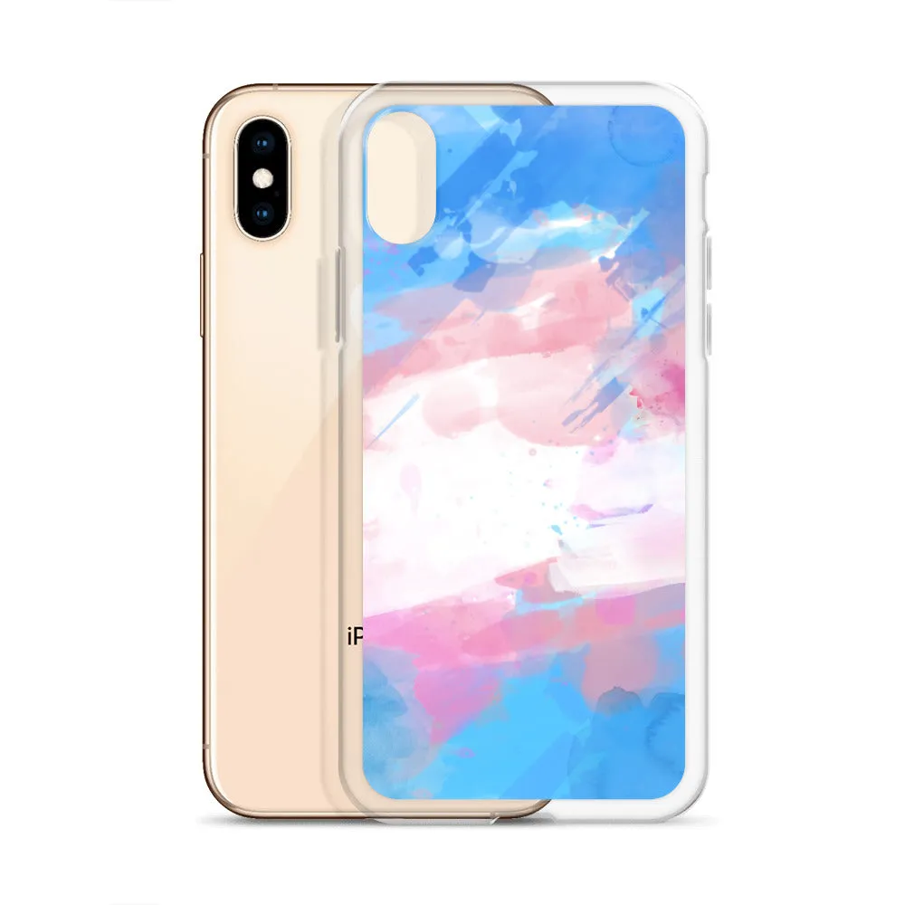 Trans Watercolour iPhone Case