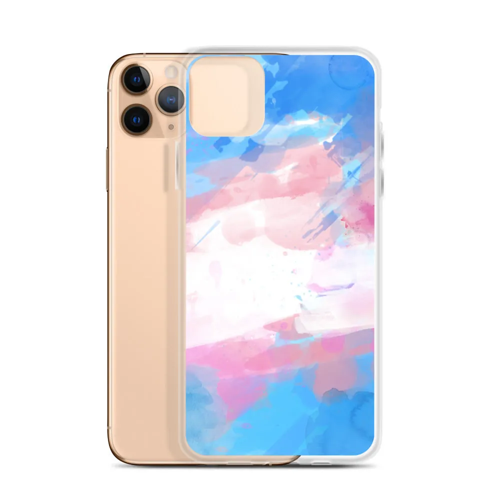 Trans Watercolour iPhone Case