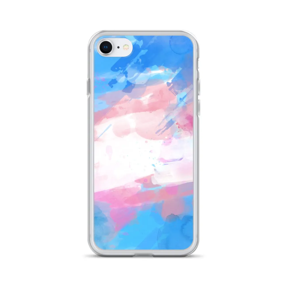 Trans Watercolour iPhone Case