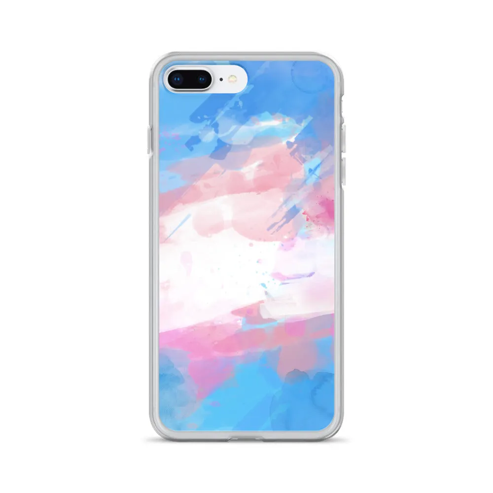 Trans Watercolour iPhone Case