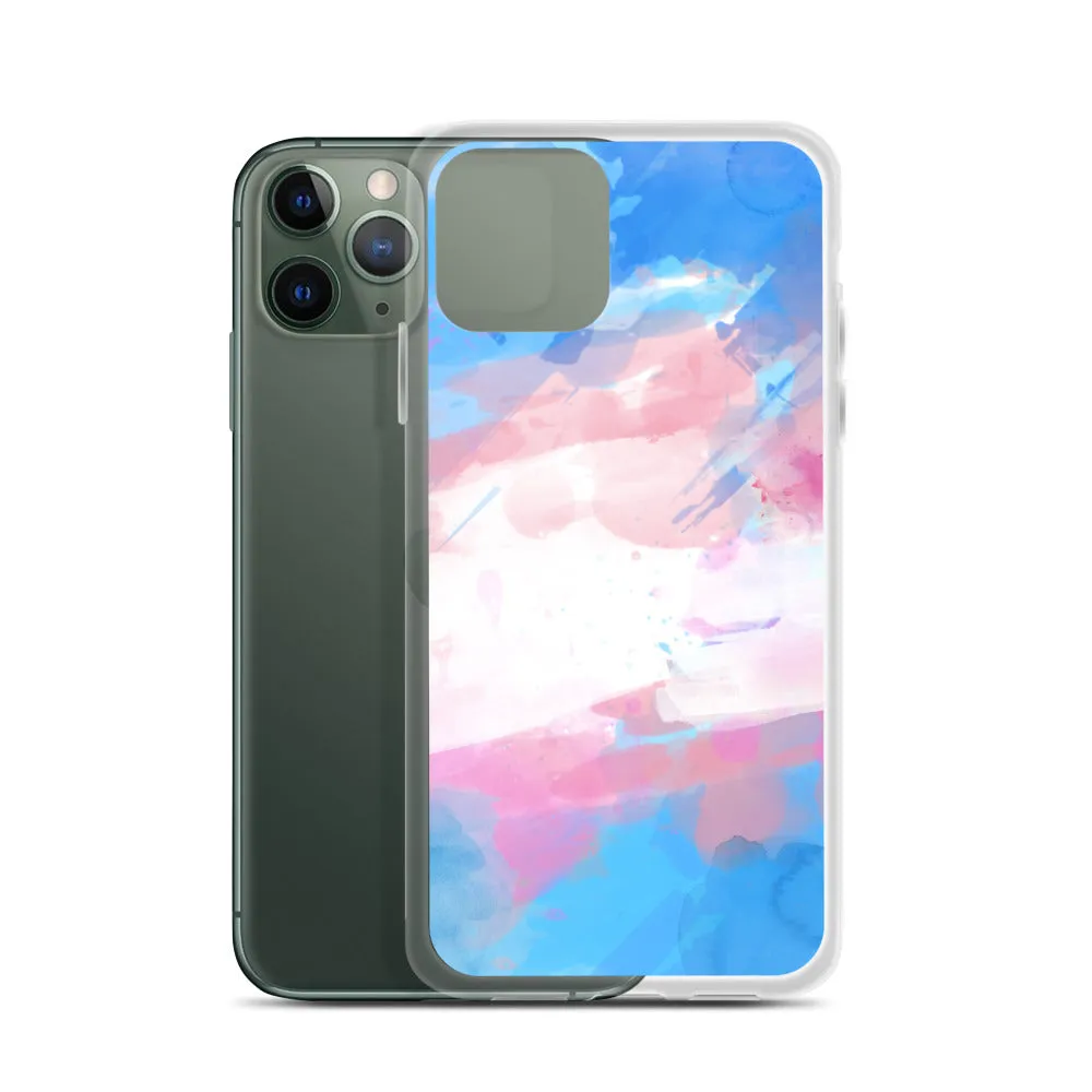 Trans Watercolour iPhone Case