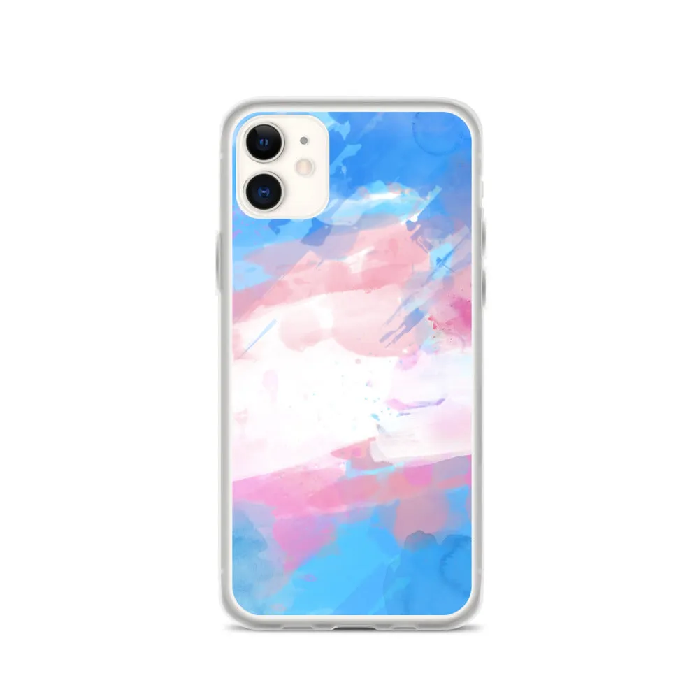 Trans Watercolour iPhone Case