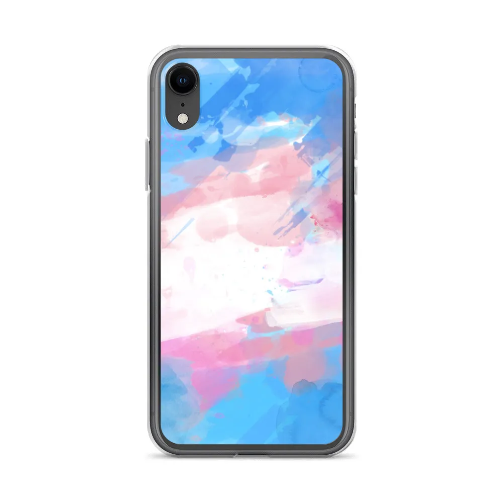 Trans Watercolour iPhone Case