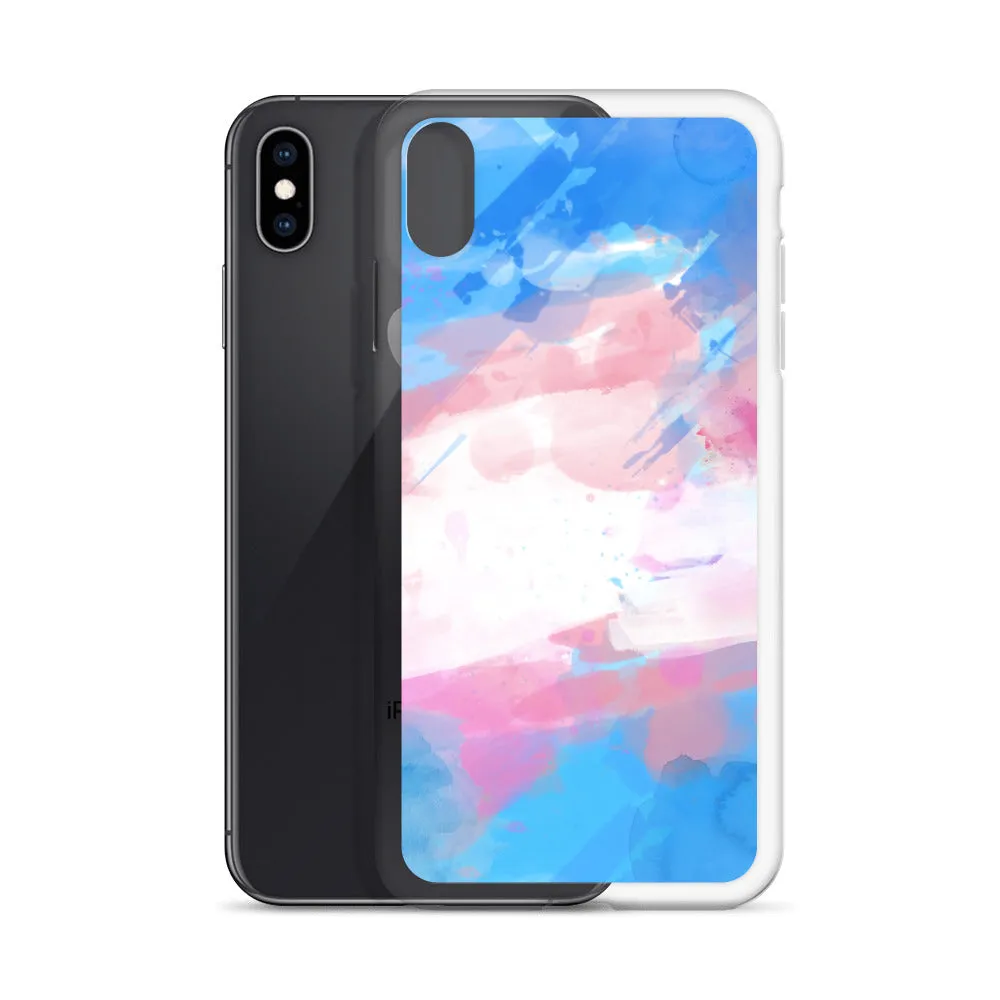 Trans Watercolour iPhone Case