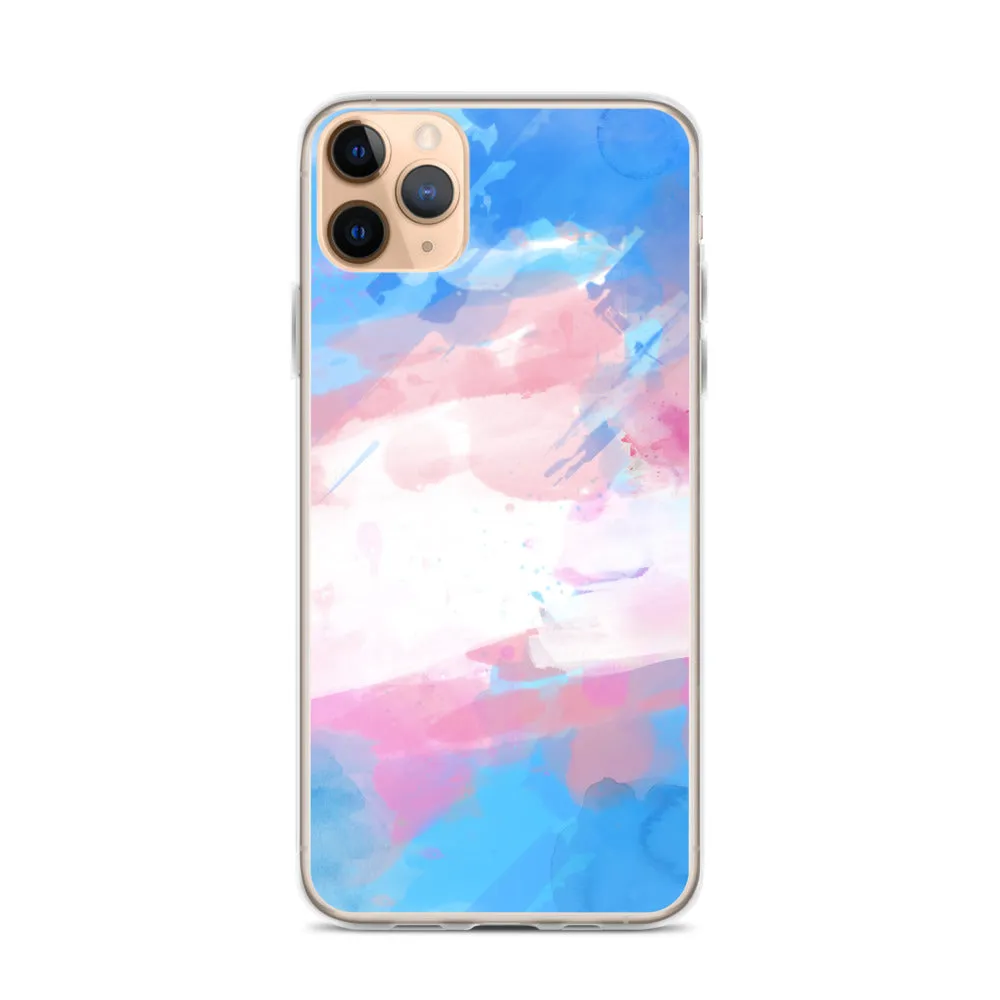 Trans Watercolour iPhone Case