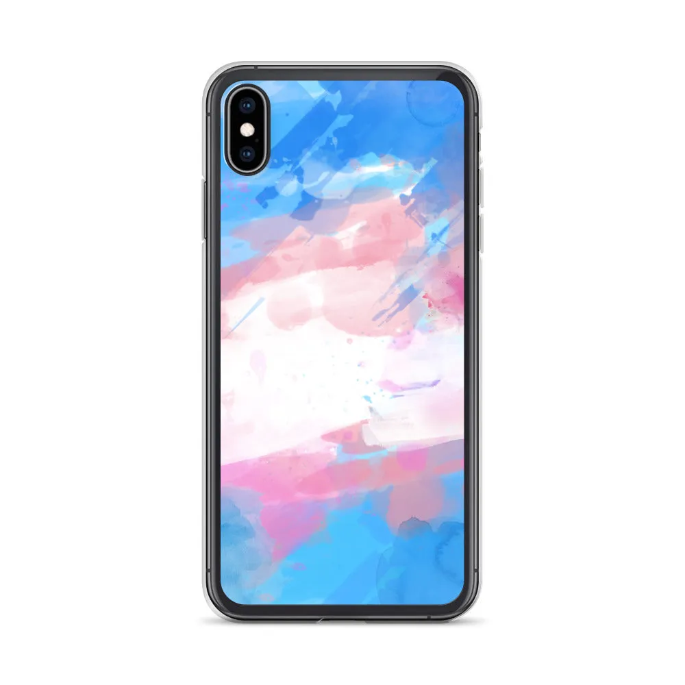 Trans Watercolour iPhone Case