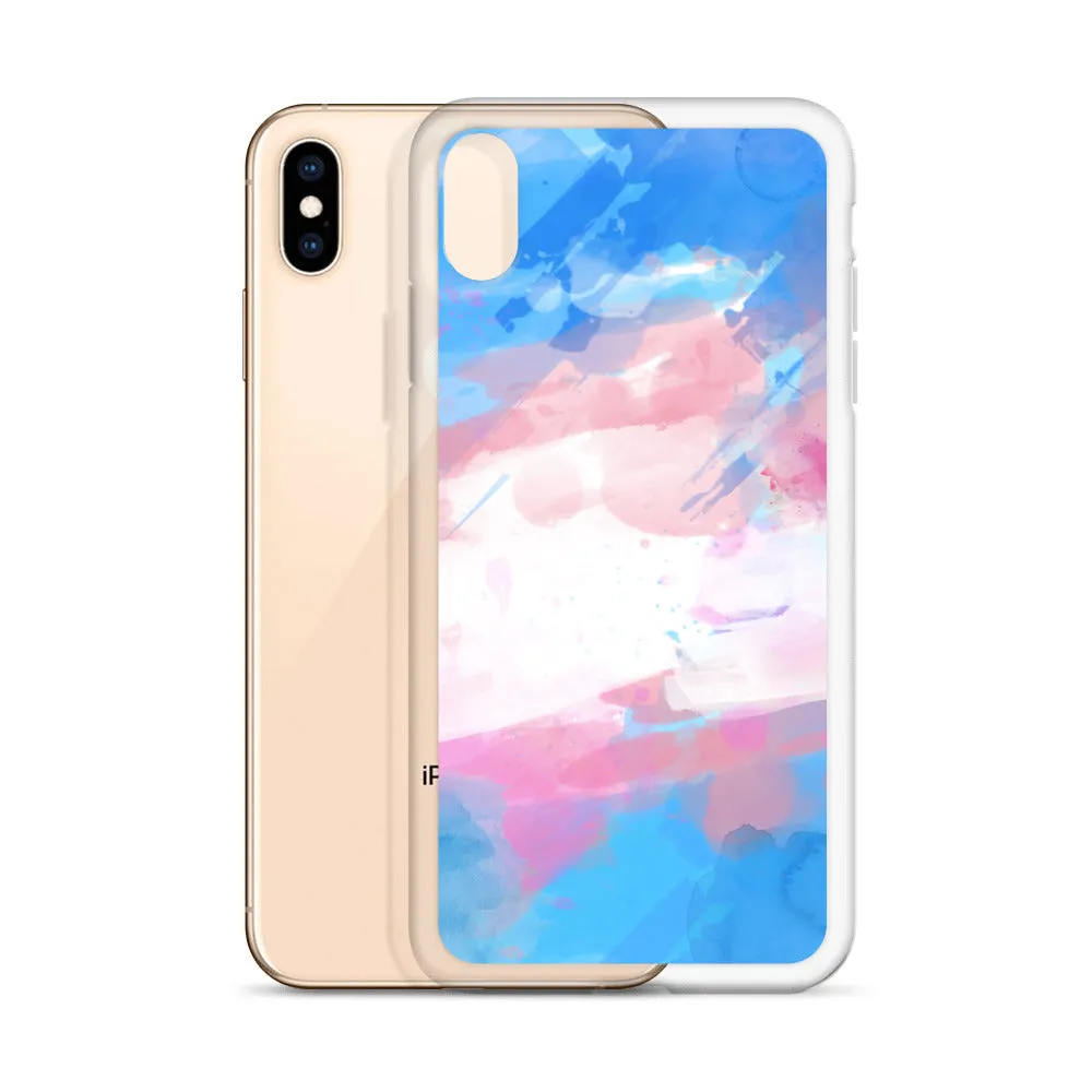 Trans Watercolour iPhone Case