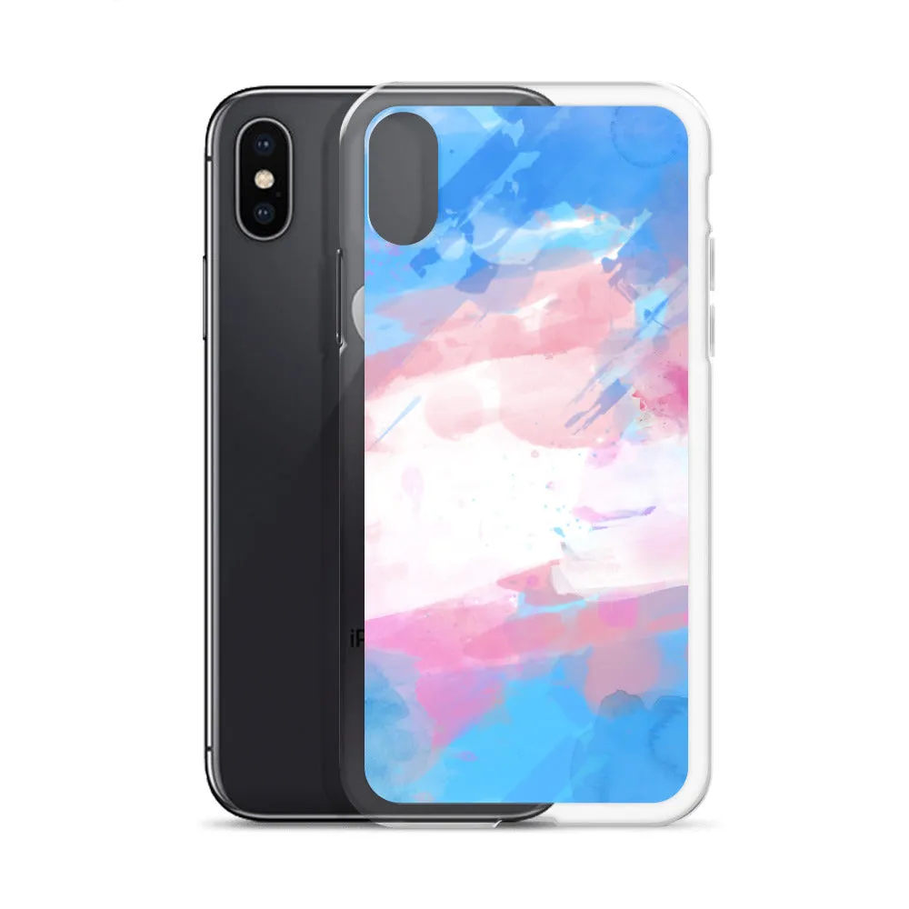 Trans Watercolour iPhone Case