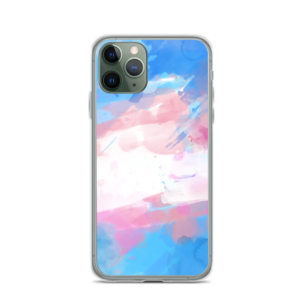 Trans Watercolour iPhone Case