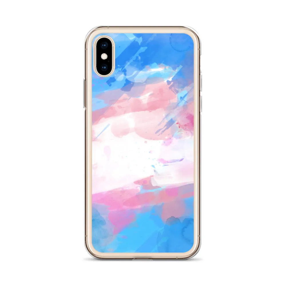 Trans Watercolour iPhone Case