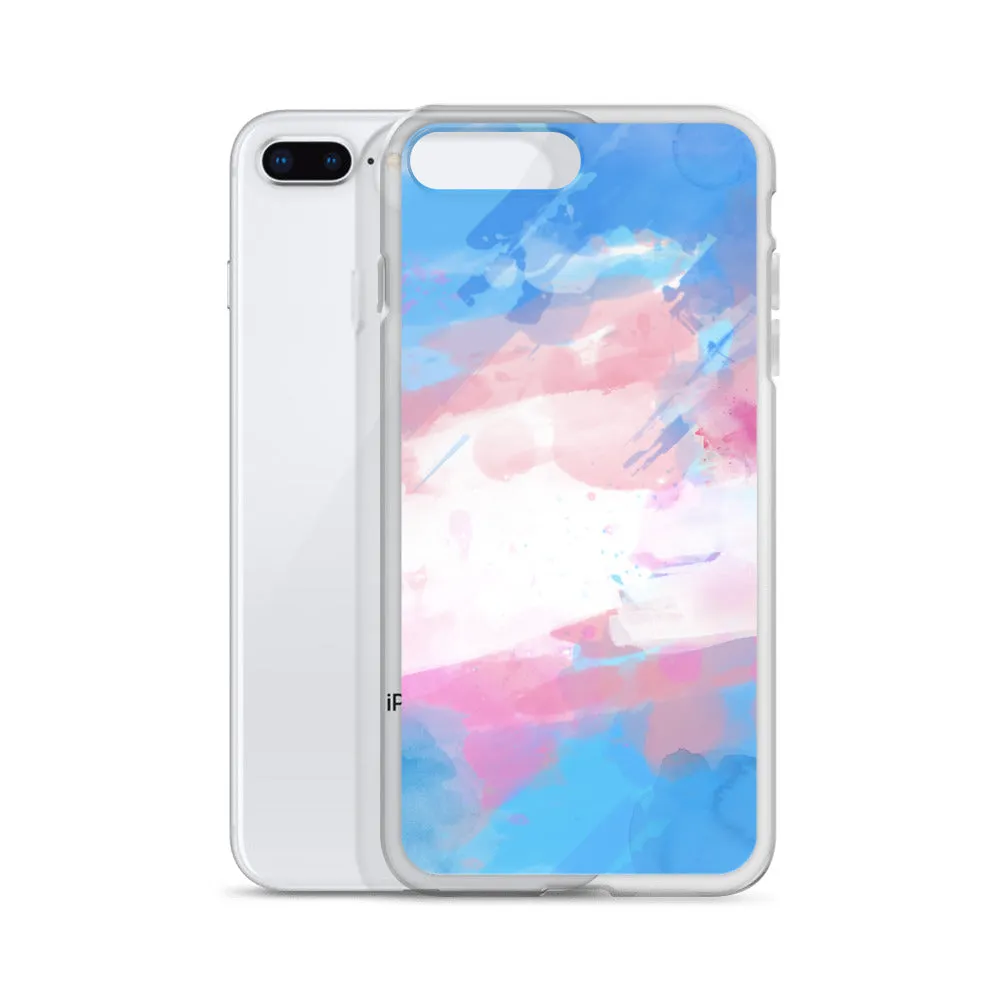 Trans Watercolour iPhone Case