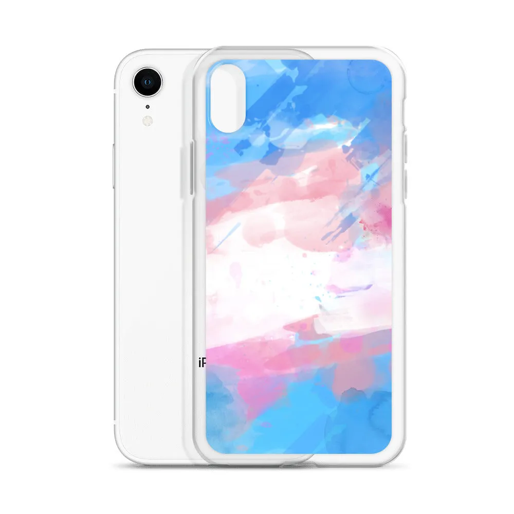 Trans Watercolour iPhone Case