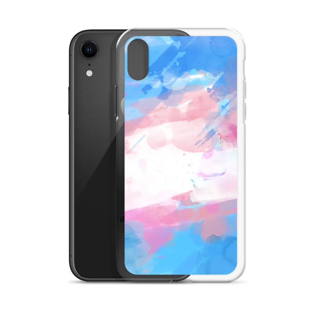 Trans Watercolour iPhone Case