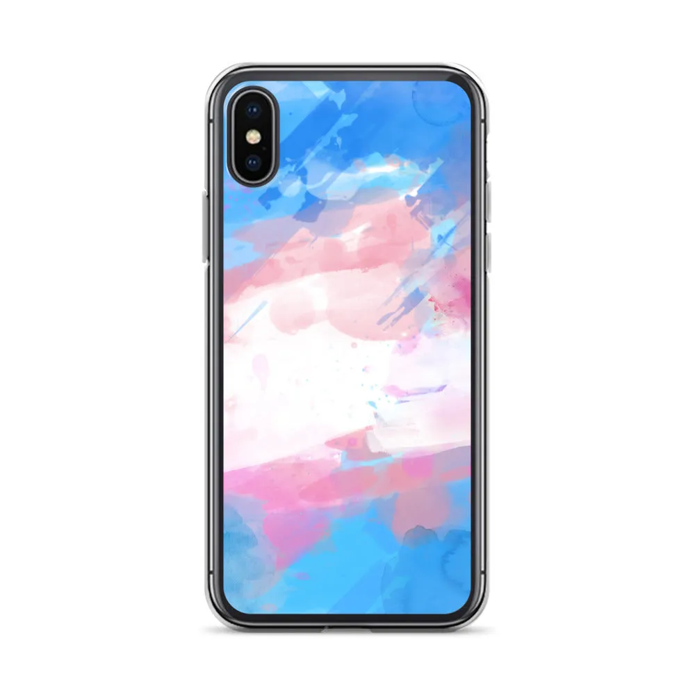 Trans Watercolour iPhone Case