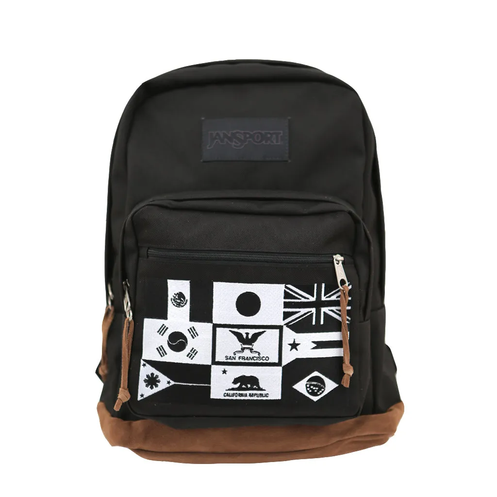 True x JanSport Nations Right Pack Backpack, Black