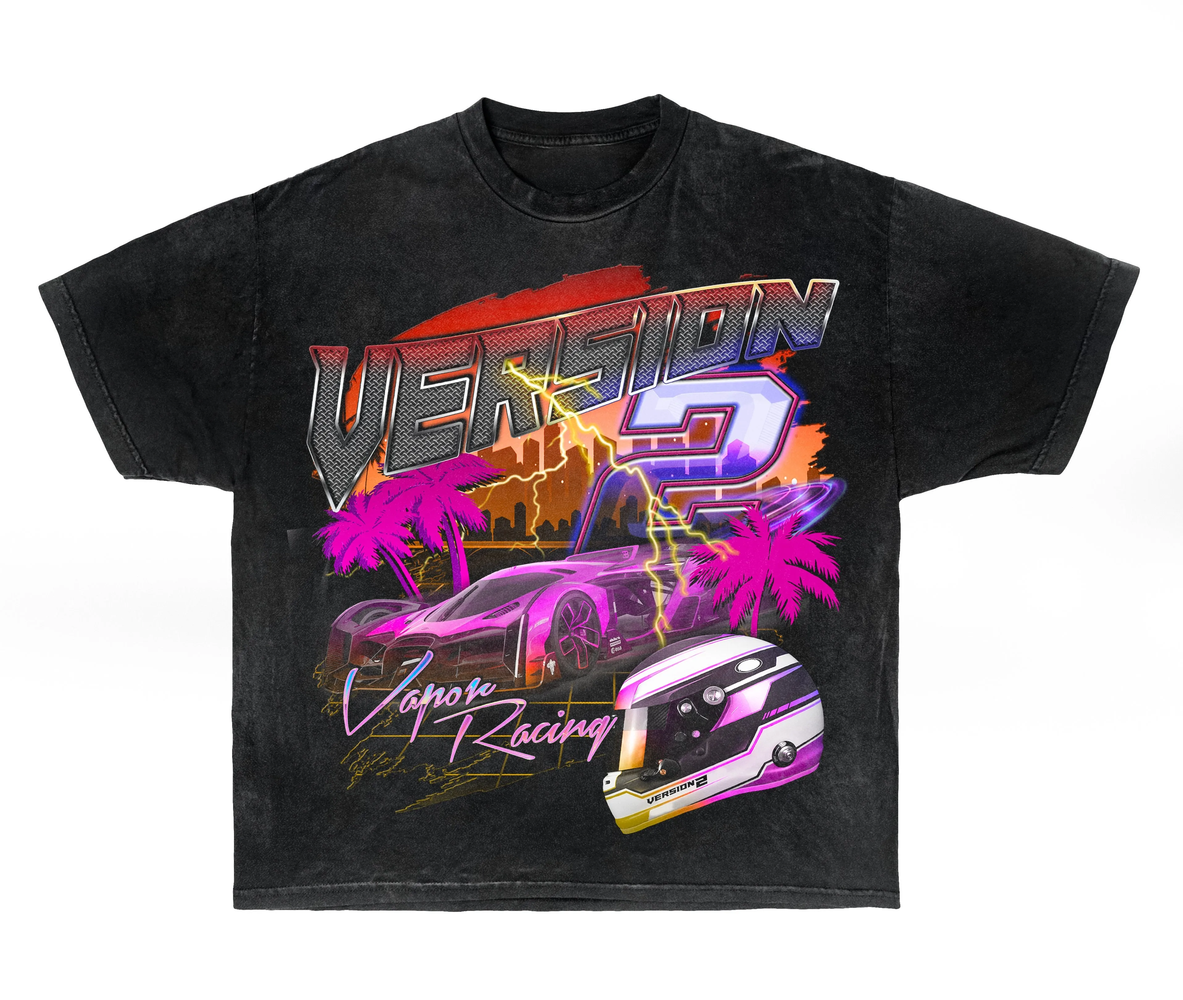 Vapor Racing Tee - Black