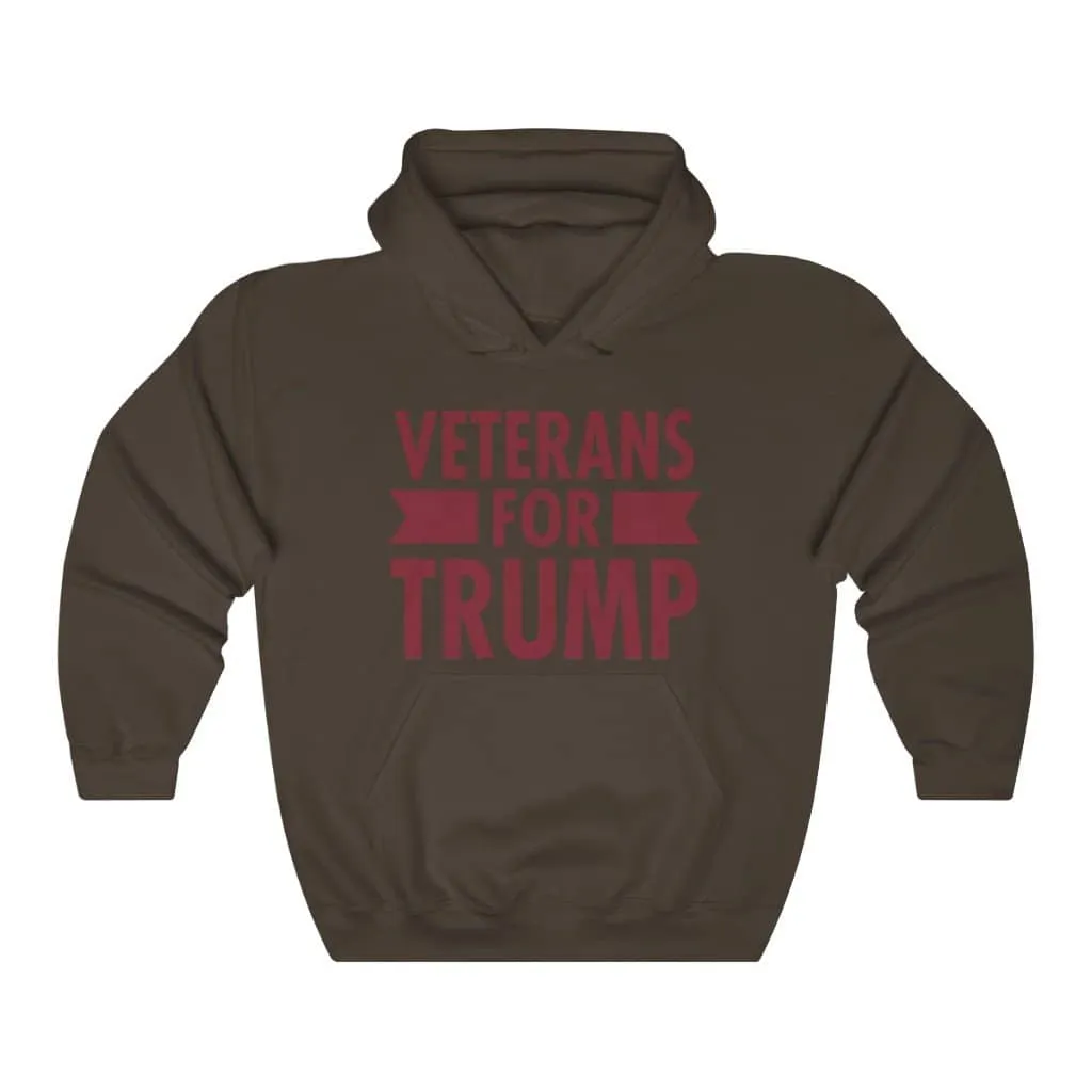 Veterans for Trump Pullover Hoodie 8 oz.