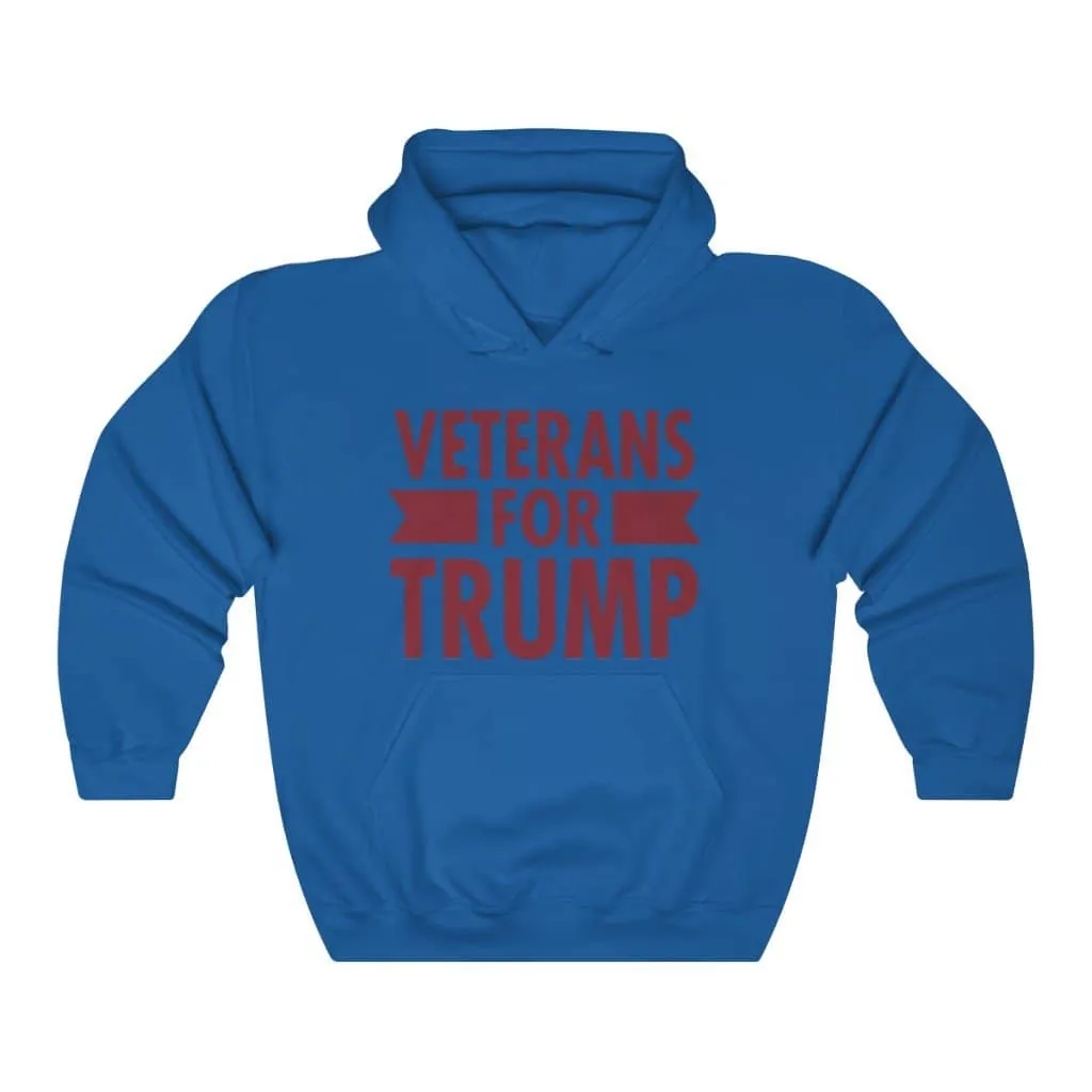 Veterans for Trump Pullover Hoodie 8 oz.