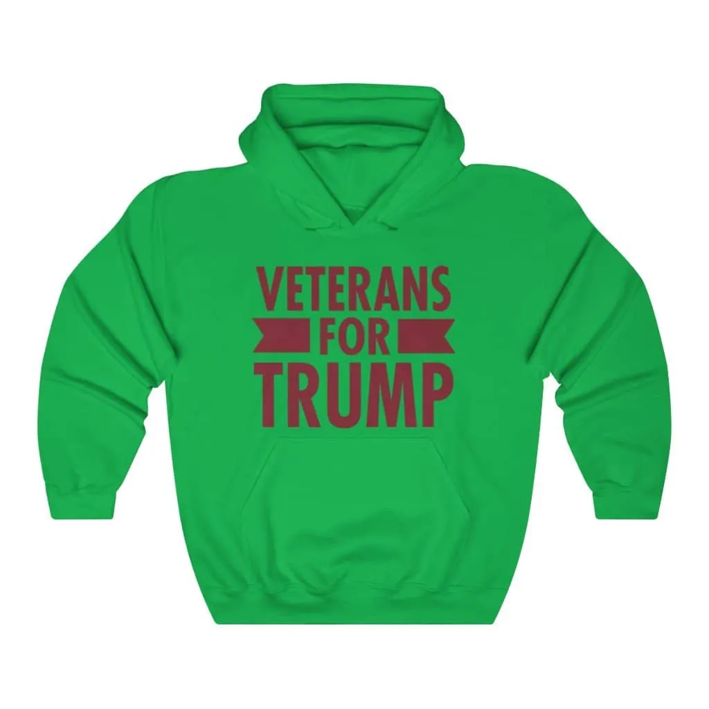 Veterans for Trump Pullover Hoodie 8 oz.