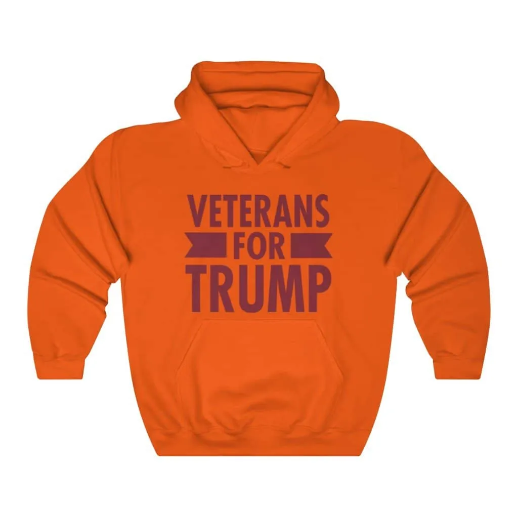 Veterans for Trump Pullover Hoodie 8 oz.