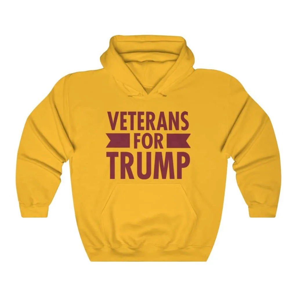 Veterans for Trump Pullover Hoodie 8 oz.