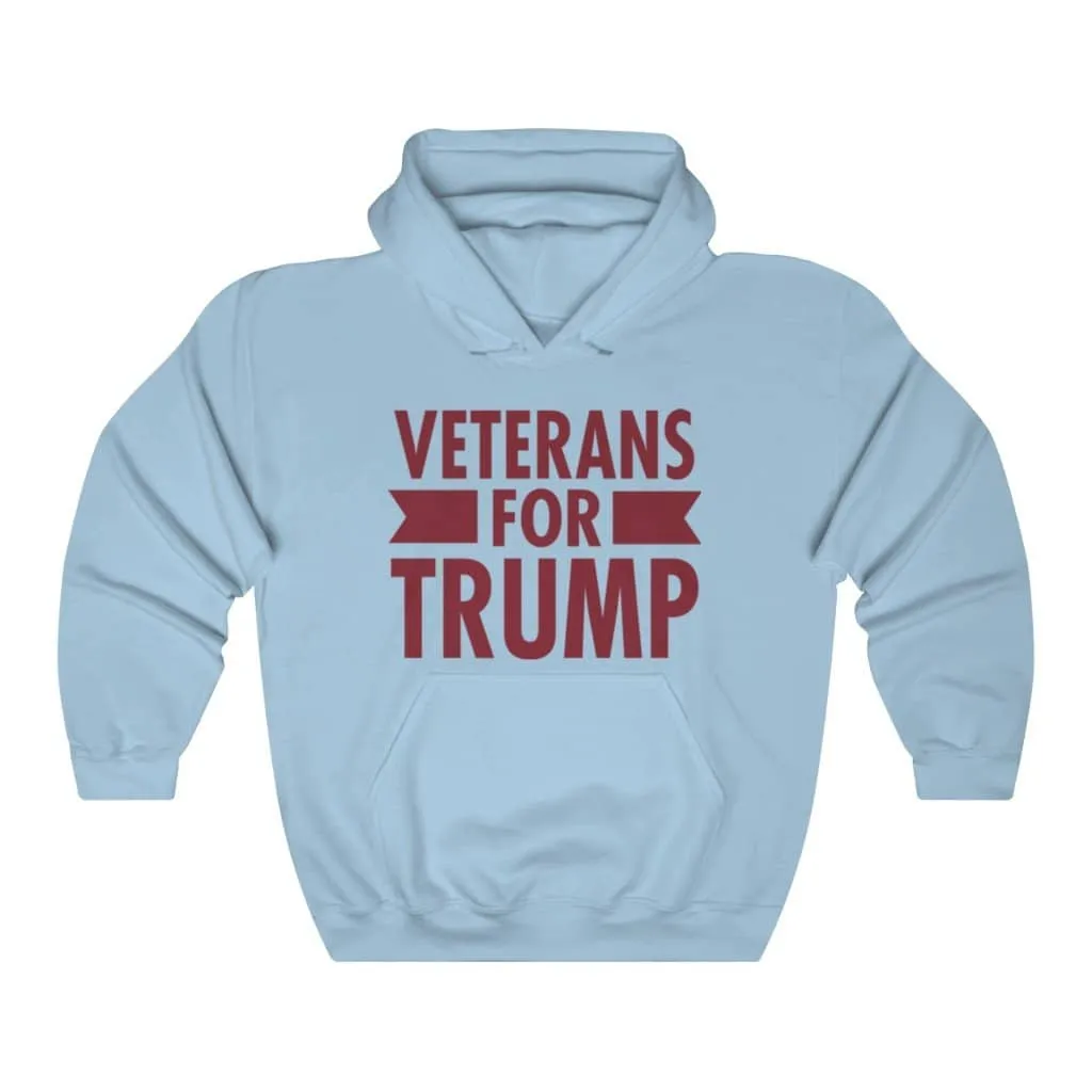 Veterans for Trump Pullover Hoodie 8 oz.