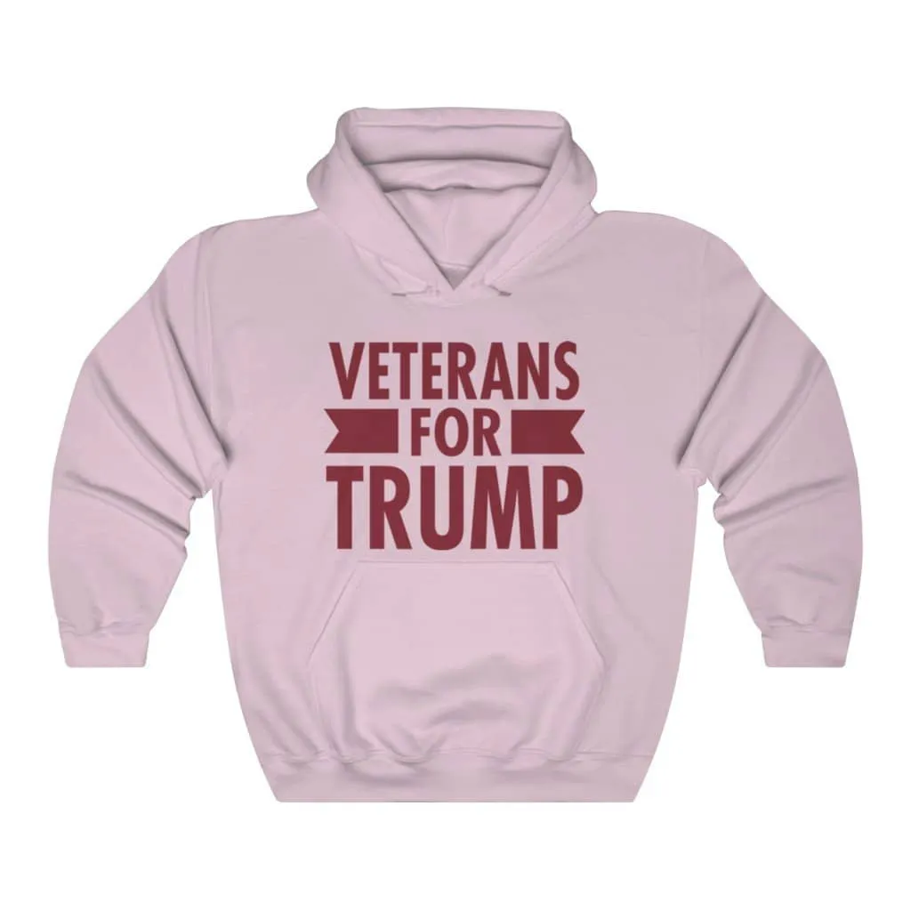 Veterans for Trump Pullover Hoodie 8 oz.