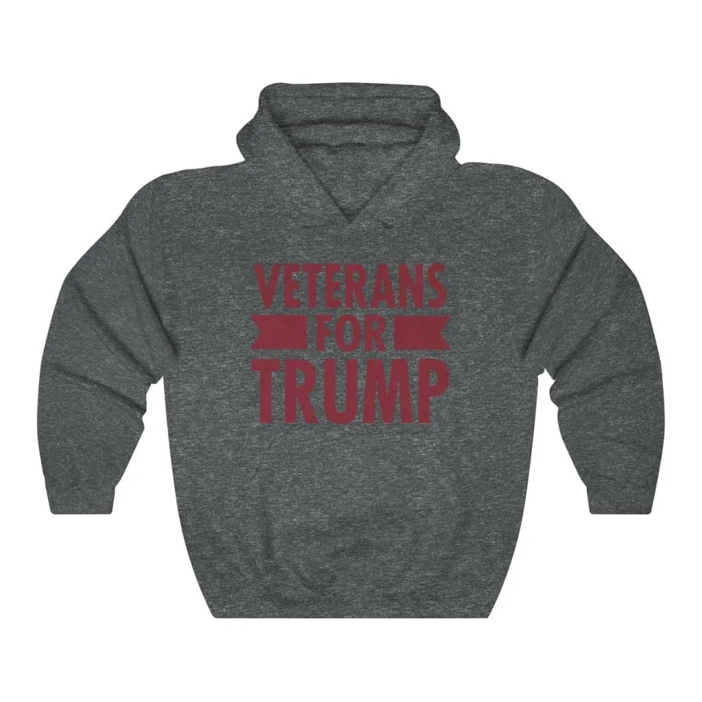 Veterans for Trump Pullover Hoodie 8 oz.