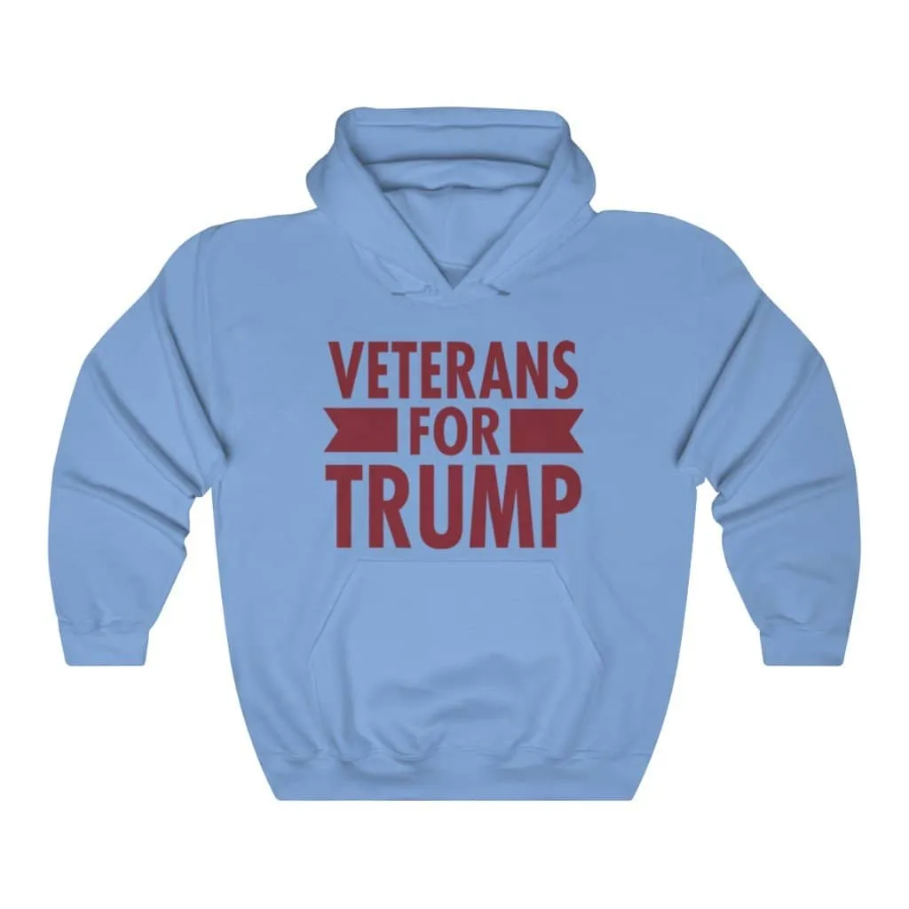 Veterans for Trump Pullover Hoodie 8 oz.