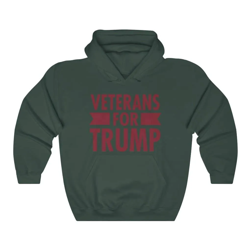 Veterans for Trump Pullover Hoodie 8 oz.