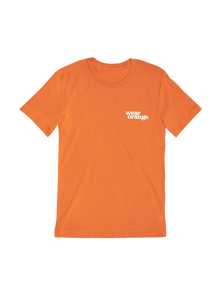 Wear Orange End Gun Violence Stacked Tee