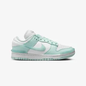 WMN'S DUNK LOW TWIST 'SUMMIT WHITE/JADE ICE'