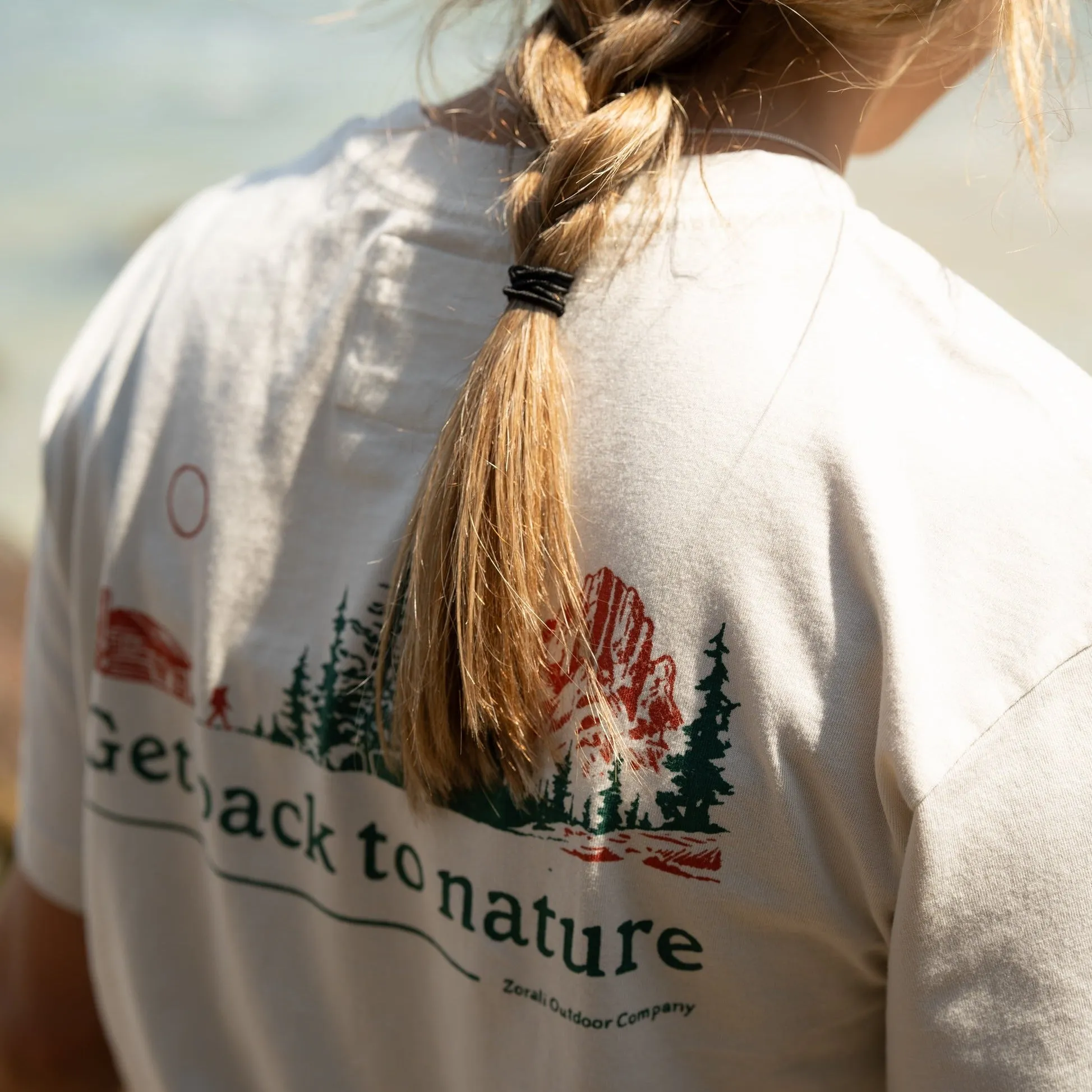 Womens Back To Nature Trash Tee