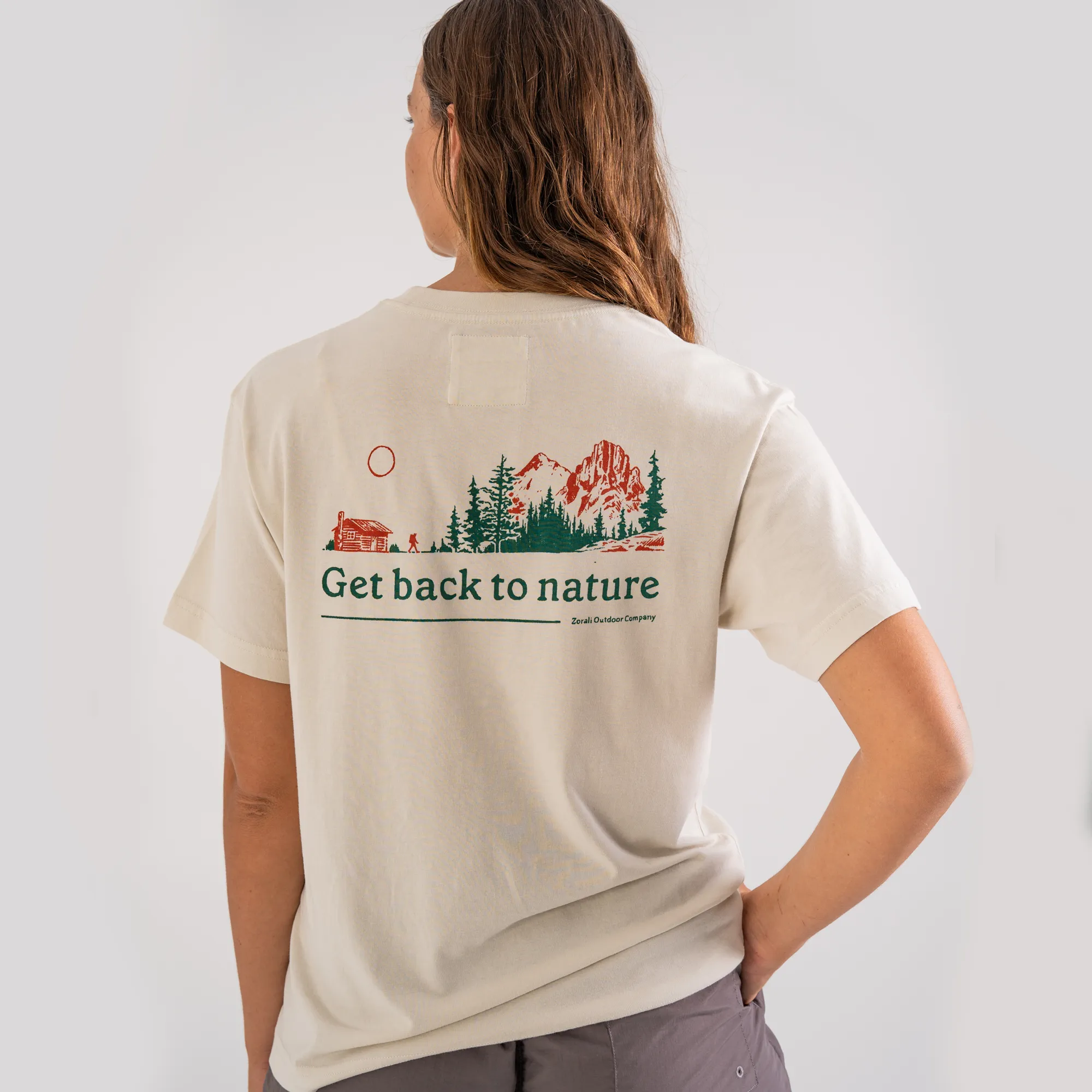 Womens Back To Nature Trash Tee