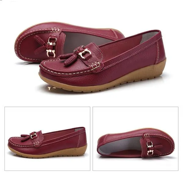 Women's Casual Bowknot Flat Peas Shoes 50616068S