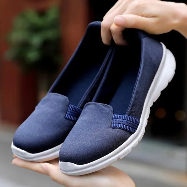 Women's Casual Shallow Mouth Breathable Low-top Sneakers 34207779S