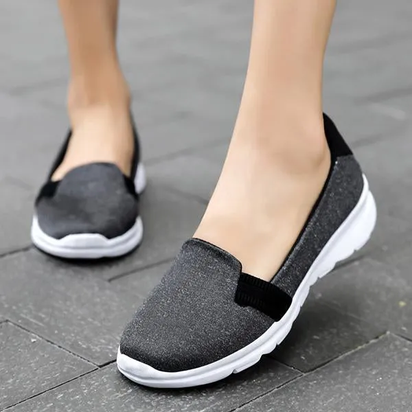 Women's Casual Shallow Mouth Breathable Low-top Sneakers 34207779S