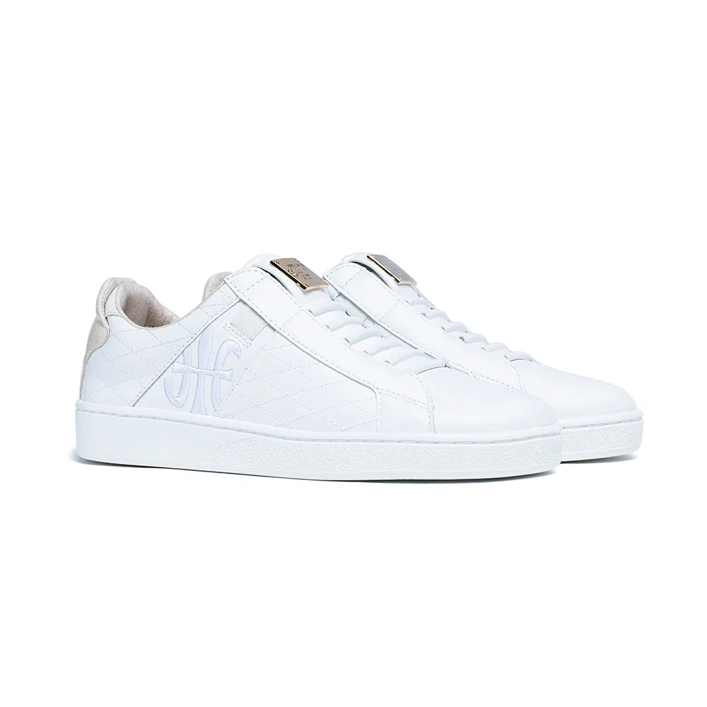 Women's Icon SBI White Cream Leather Sneakers 92501-000