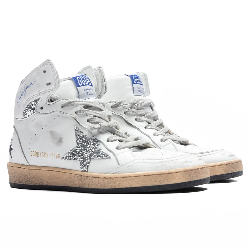 Women's Sky Star Sneakers - White/Silver