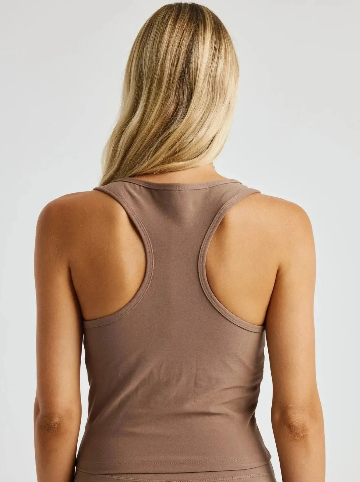 Year Of Ours Stretch Sporty Tank - Taupe