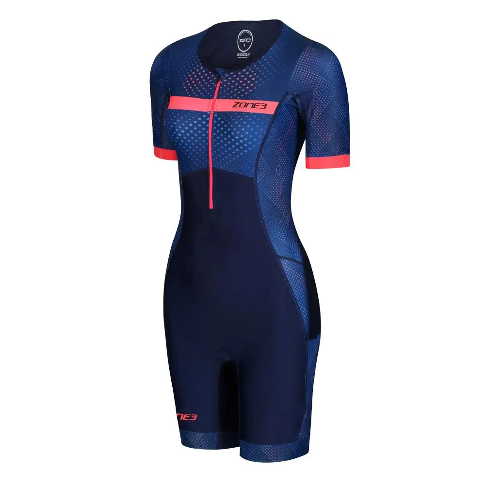 Zone3 Revolution Short Sleeve Full Zip Womens Trisuit