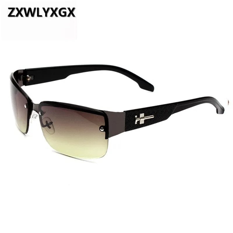 ZXWLYXGX Vintage Classic Sunglasses Men Brand  New Driving Goggles Sunglasses Oculos De Sol Masculino